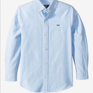 Vineyard vines solid Oxford whale shirt